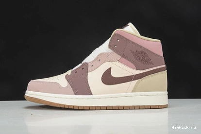 Mid 1 Mauve Pony Jordan Dark Smoky SE Air 0907